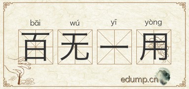 百无一用图片
