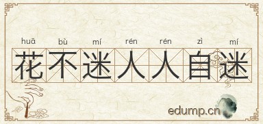 花不迷人人自迷图片
