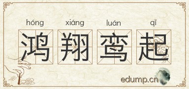 鸿翔鸾起图片