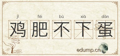 鸡肥不下蛋图片