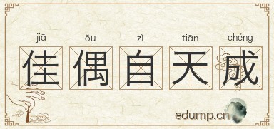 佳偶自天成图片