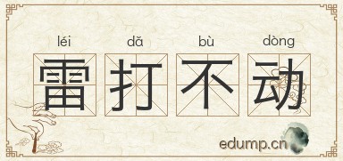 雷打不动
