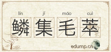 鳞集毛萃图片