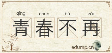 青春不再图片