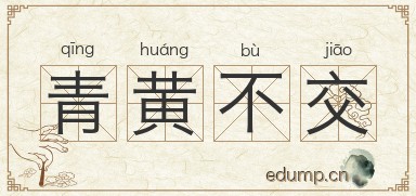 青黄不交图片