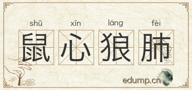 鼠心狼肺图片