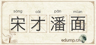 宋才潘面图片