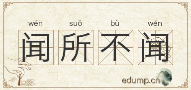 闻所不闻图片