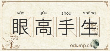眼高手生图片
