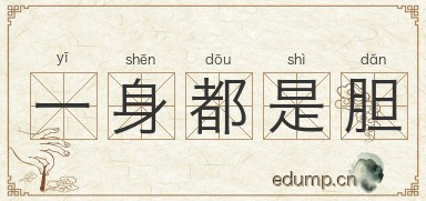 一身都是胆图片