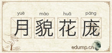 月貌花庞图片