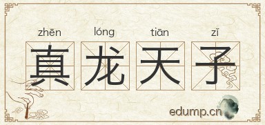 真龙天子图片