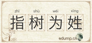 指树为姓图片