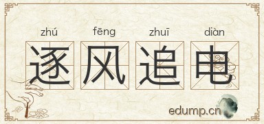 逐风追电图片